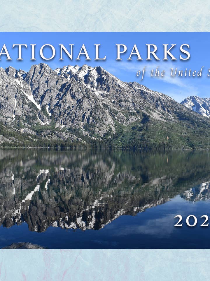 Calendário de Parede de Parques Nacionais 2026 – Fotografia de Natureza Cénica por atacado de Near and Far Design Studio