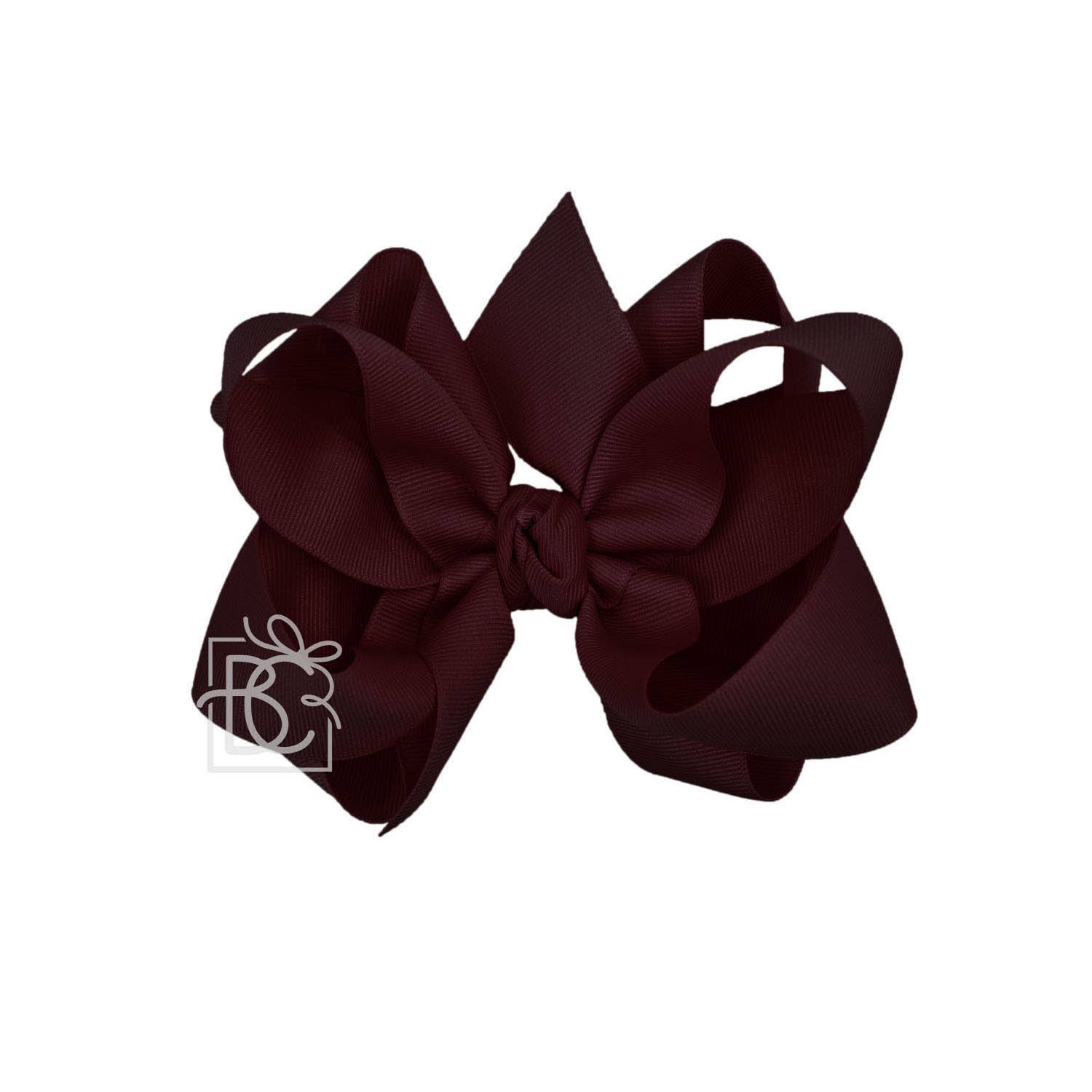 Beyond Creations, LLC - Wholesale Hair bow – Kids - MULTI-LOOP GROSGRAIN BOW ON CLIP134