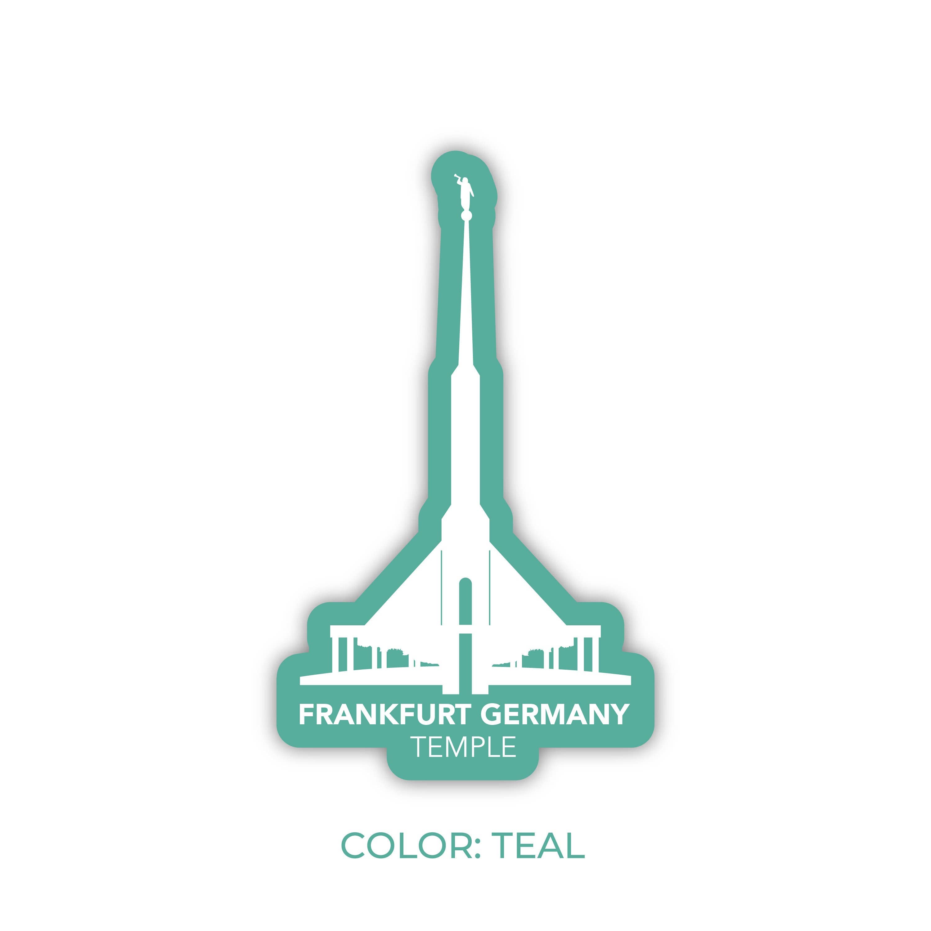 JasmineTreeDesign - Wholesale Sticker - Frankfurt Germany Temple Sticker, Frankfurt Germany Temple4