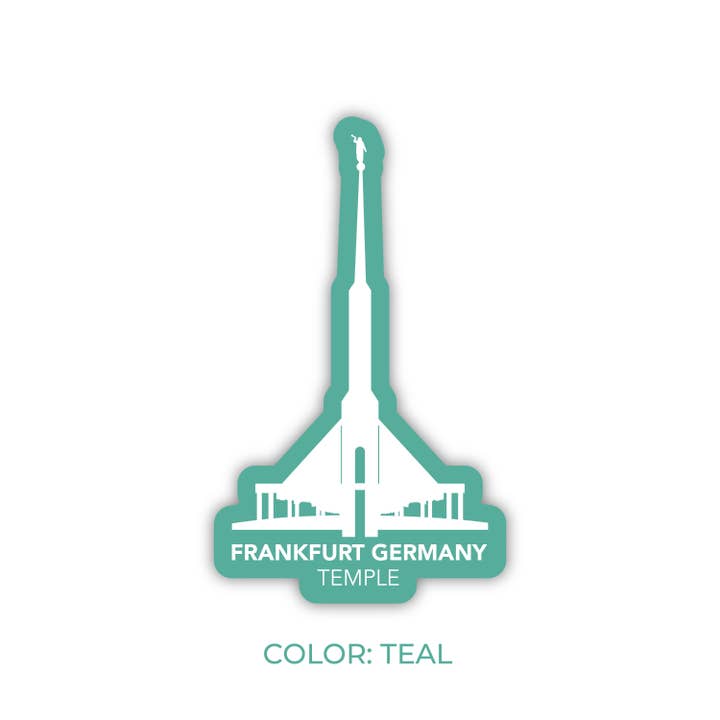 JasmineTreeDesign - Wholesale Sticker - Frankfurt Germany Temple Sticker, Frankfurt Germany Temple4