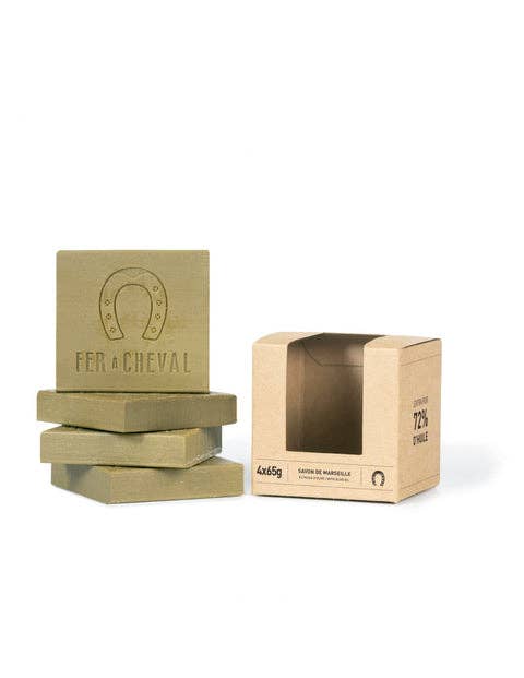Fer à Cheval US - Wholesale Bar Soap - Pure Olive Marseille Soap 4x 2.29 oz -100% natural and 100% olive oil base1