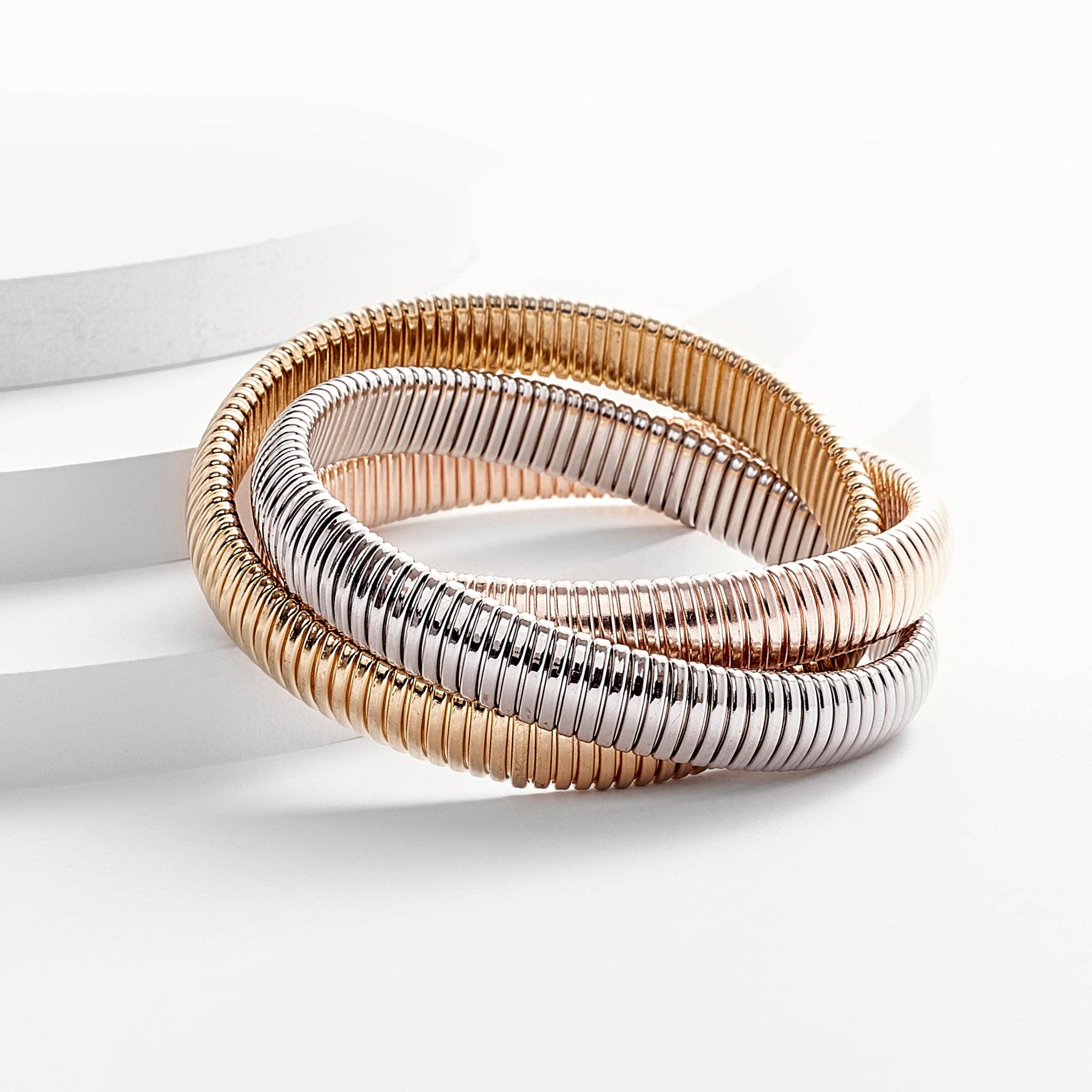 Kosa Jewels - Wholesale Bangle Bracelet - CLEMENTINE Triple Cobra Bracelets1