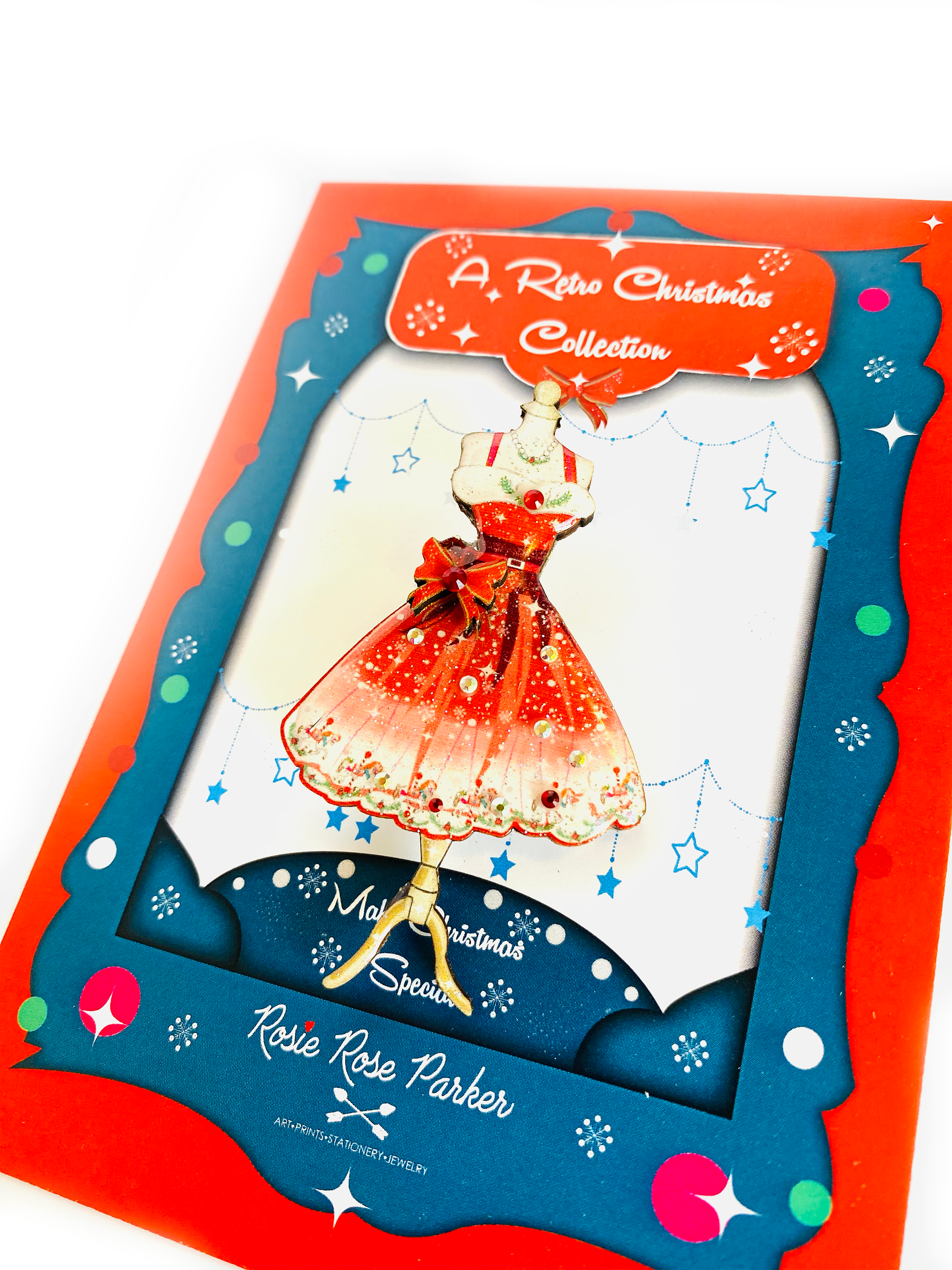 Rosie Rose Parker - Wholesale Brooch - Christmas brooch statement brooches unusual gifts6