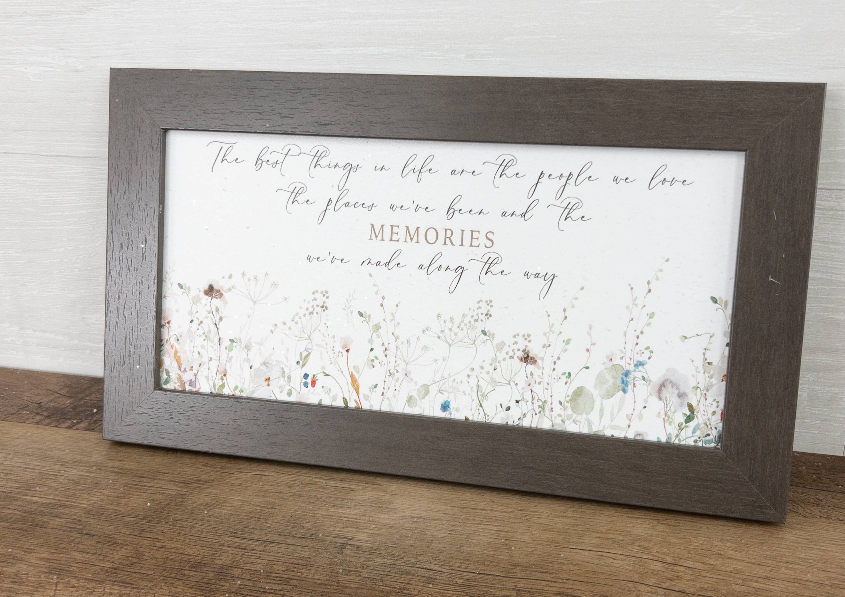 Summer Snow Art - Wholesale Sign - The Best Things In Life People Places Memories Art Sign8