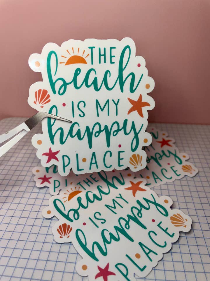 The Beach is My Happy Place for wholesale by MPB Stationery