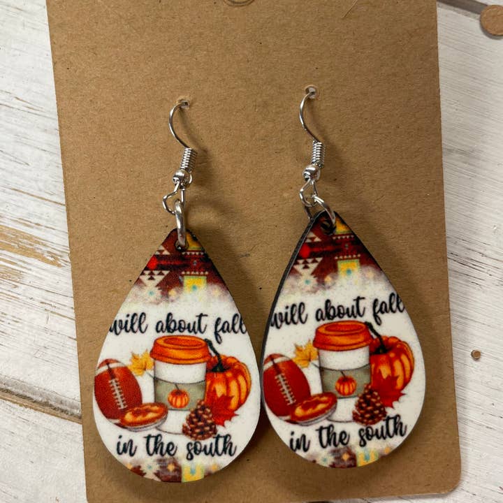 Herbst-Ohrringe - Ausdrücke der Liebe für den Großhandel von Bee Creative