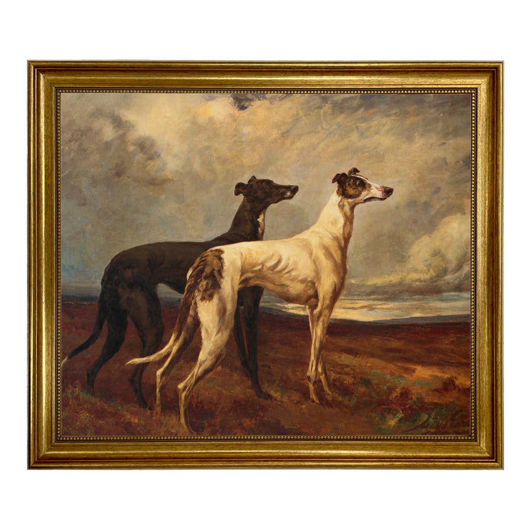 Madison Bay Co. - Historical Home Decor Reproductions - Vendita all'ingrosso Stampa artistica - Levrieri nel Campo di Earl Stampa Vintage su Tela4