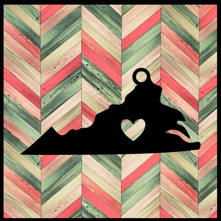 Ornamento in metallo Virginia per la vendita all'ingrosso da parte di Designed With Sparks