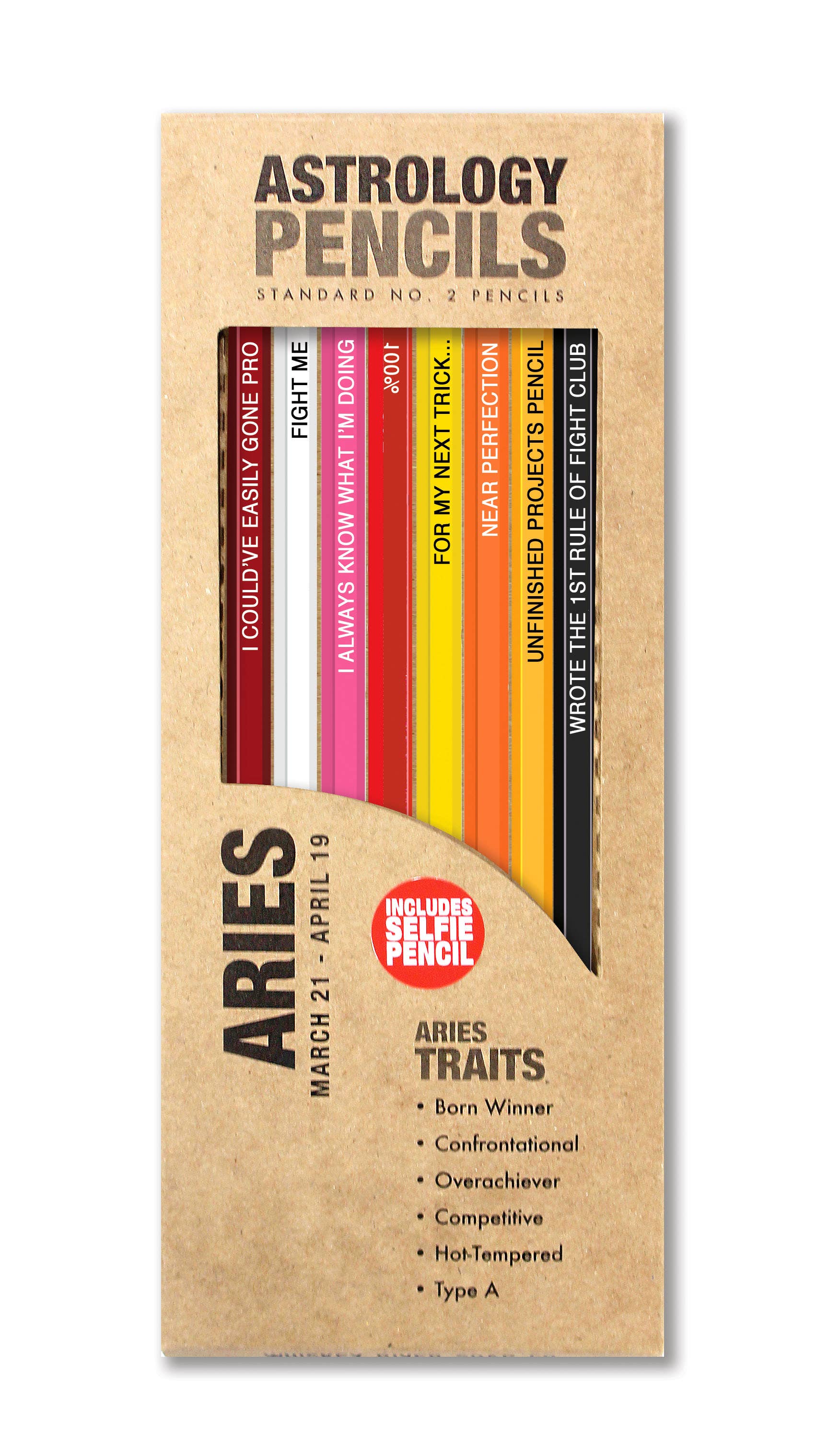 Whiskey River Soap Co. – Großhandel Bleistift – Astrologie-Bleistifte Vorpackung mit Display9