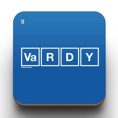 Vardy Leicester City Football Coasters for wholesale by Periodico Emporium
