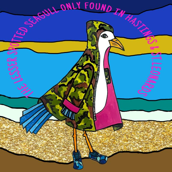 DryRobe Gull Cards for wholesale by FunkyAdi