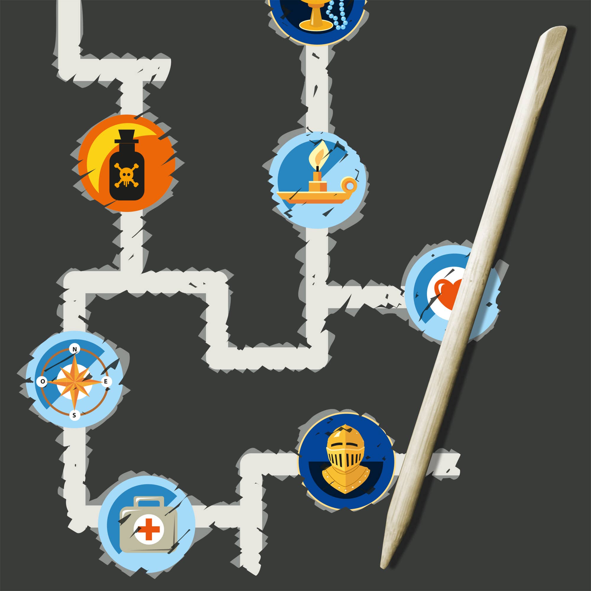 Sophie et Martin – Großhandel Brettspiele – FORTRESS FLUCHT SPIEL4