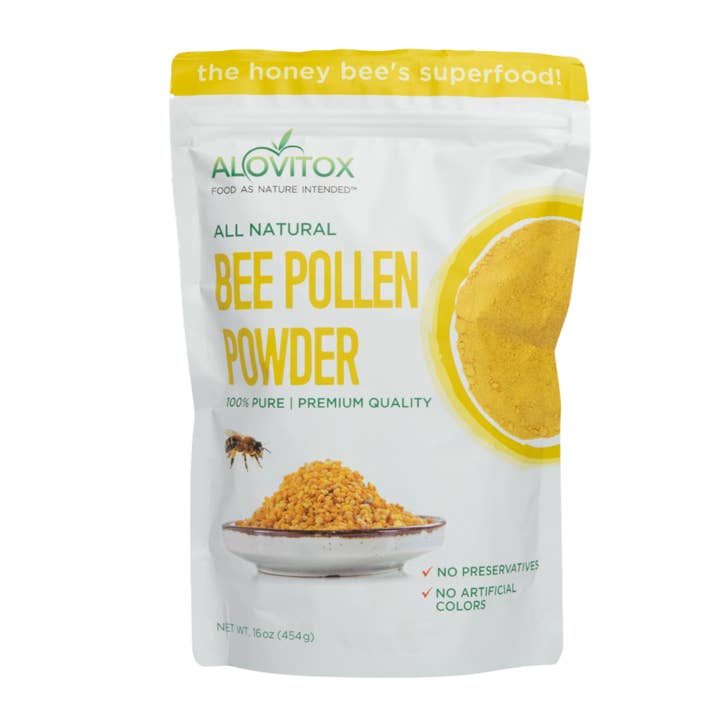Pólen de Abelha em Pó 16oz por atacado de Alovitox