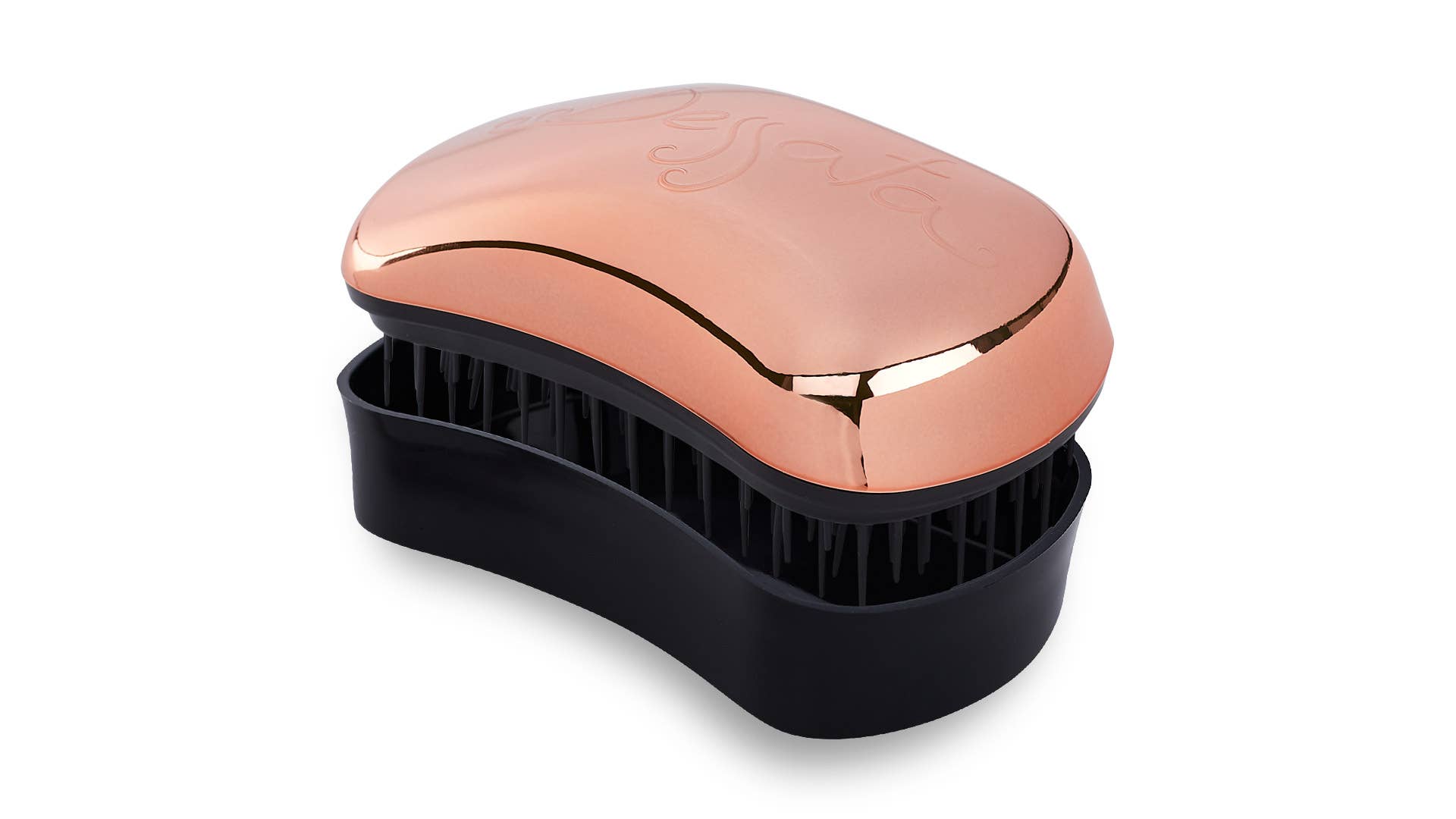 Dessata - Wholesale Hair Brush/Comb - Dessata detangling hairbrush (travel size) - METAL ROSE GOLD1