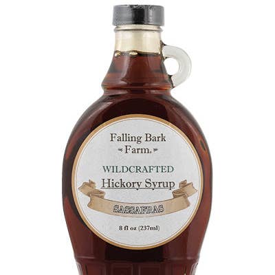 FALLING BARK FARM - Wholesale Maple Syrup - Sassafras-Infused Hickory Syrup