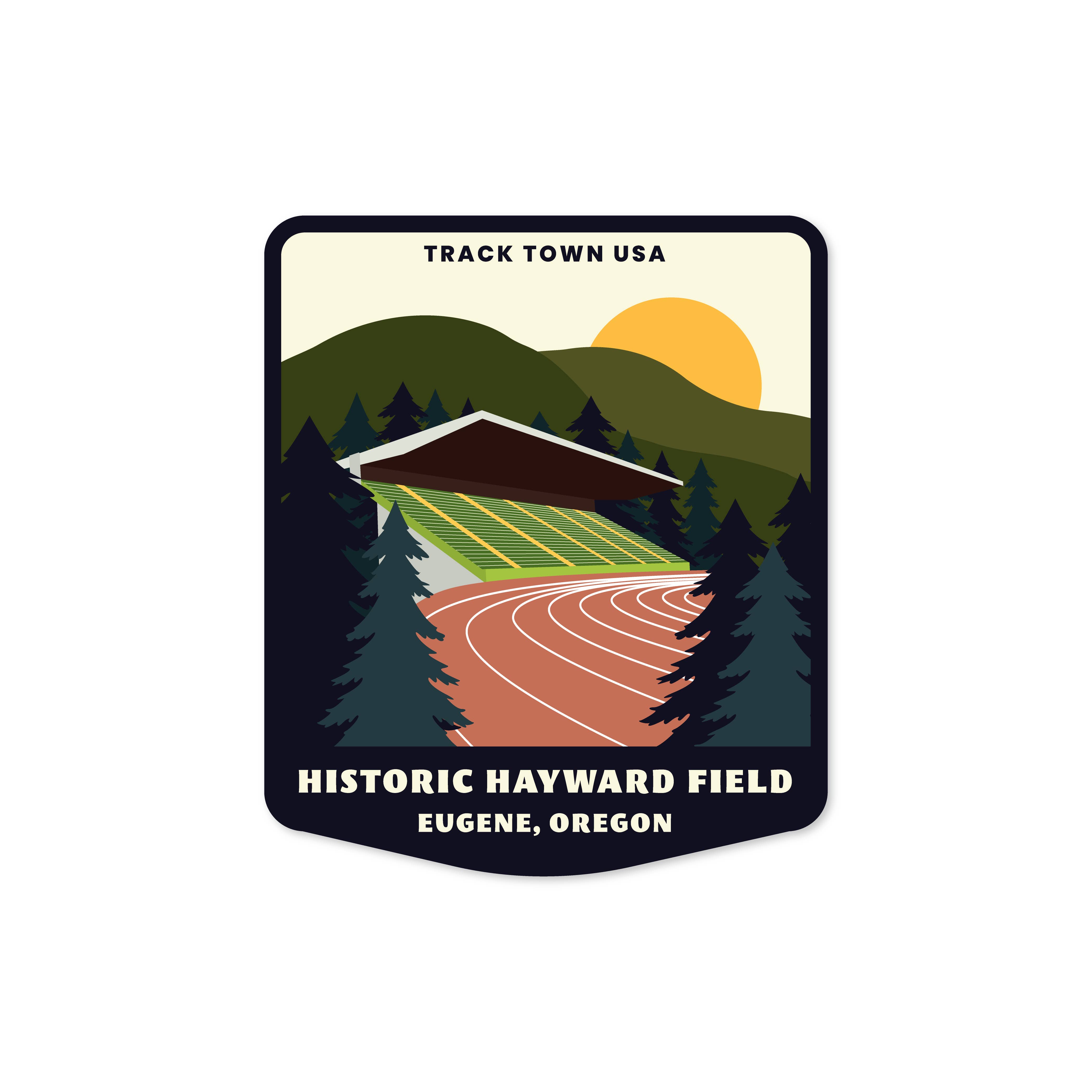 Wild Child Brand – wholesale Sticker – Historic Hayward Field Sticker