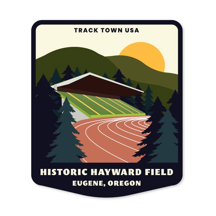 Wild Child Brand – wholesale Sticker – Historic Hayward Field Sticker0