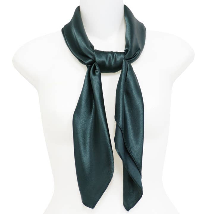 TAPA fashion - Wholesale Scarf – Women's - Satin Scarf Plain ST327B (12PC)2
