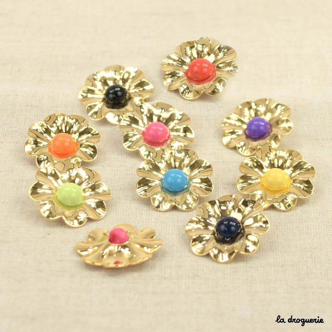 LA DROGUERIE - Wholesale Sewing Button/Snap - "Mary Quant" button 27 mm8