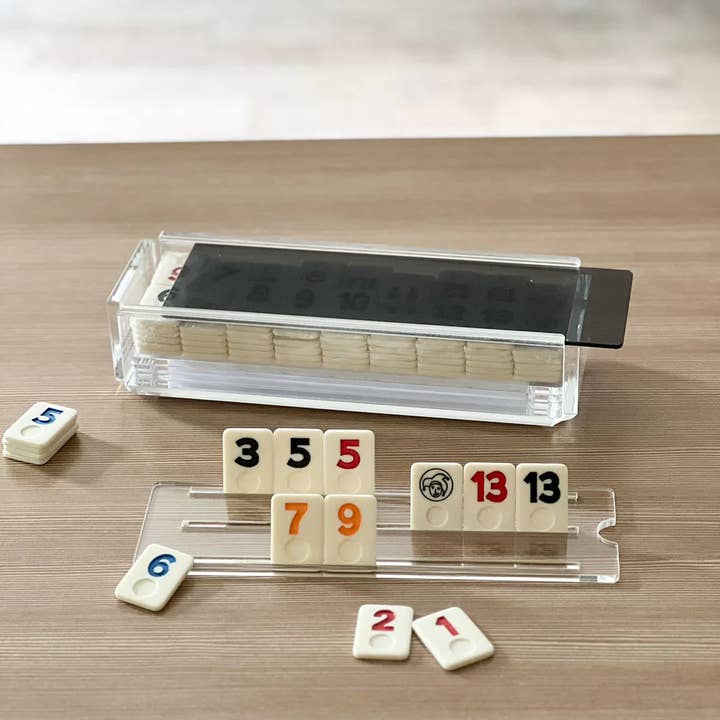 Lucite Rummy Game for wholesale by Boker-Tov Shalom