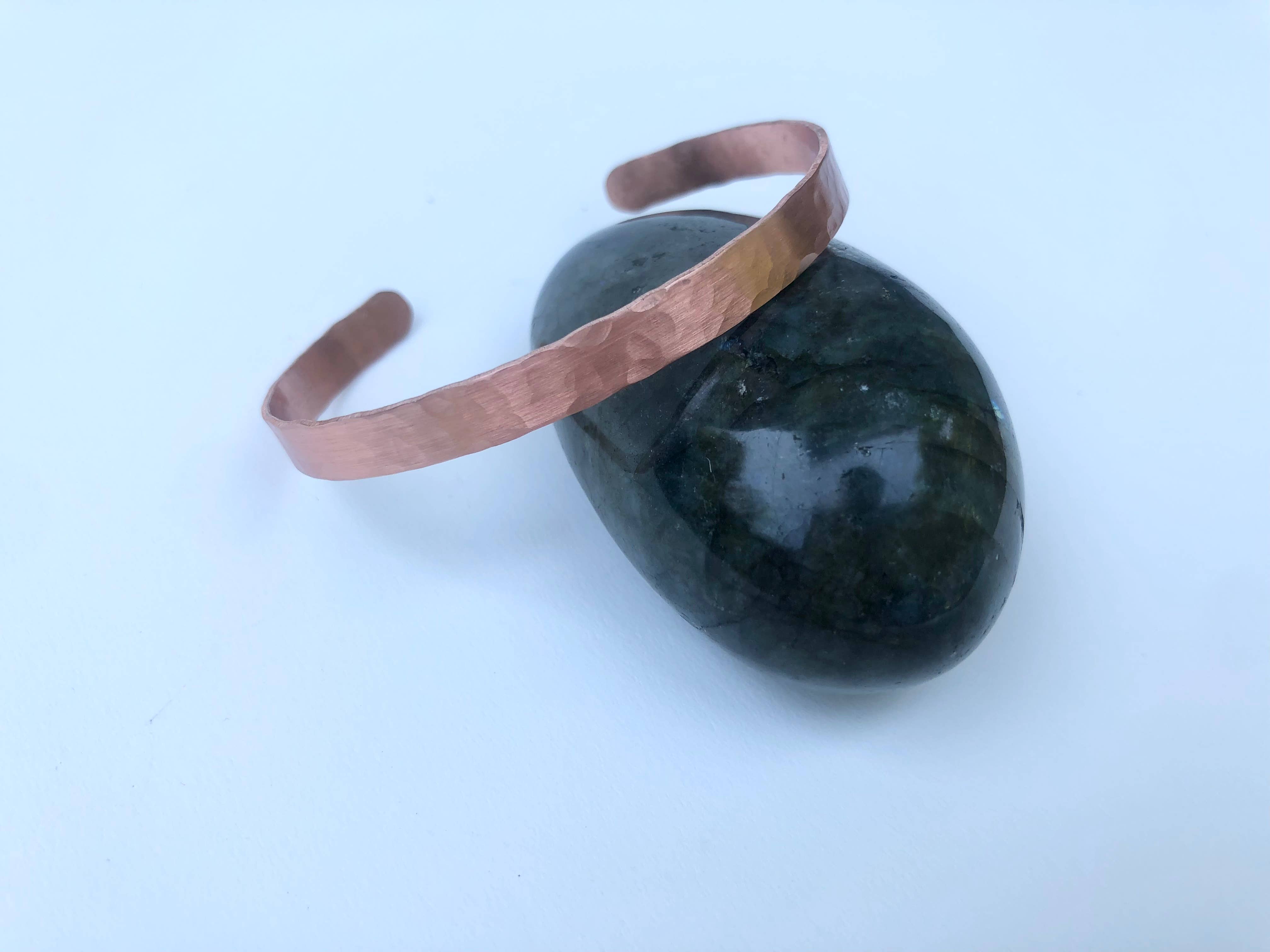 Rising Dawn Boutique - Wholesale Cuff Bracelet - Skinny copper hammered cuff2