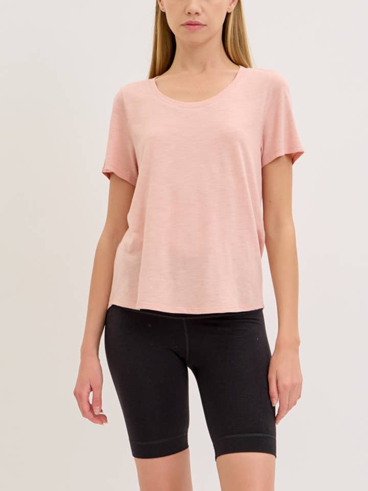Studio Ko Clothing - Wholesale T-Shirt - Women's - BAMBOO COTTON SLUB TEE