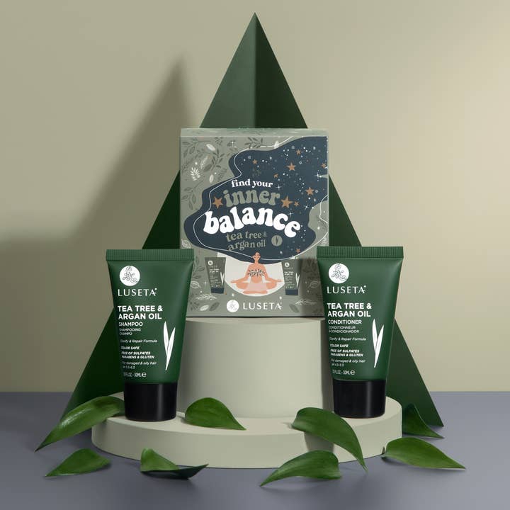 Luseta Beauty - Wholesale Haircare Set/Kit - Tea Tree & Argan Oil Travel Set - 2 x 1.01oz1