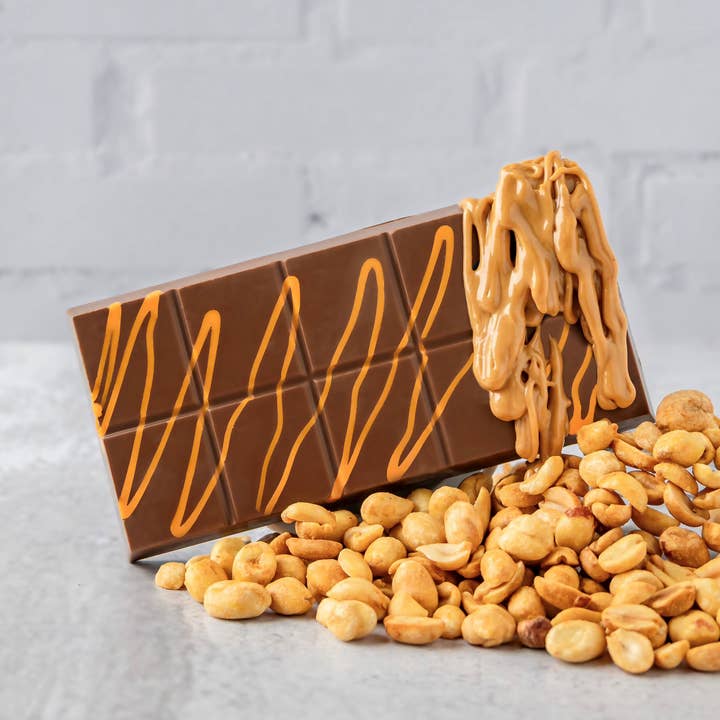 Barre de beurre de cacahuète de Dubaï pour la vente par Enjou Chocolat