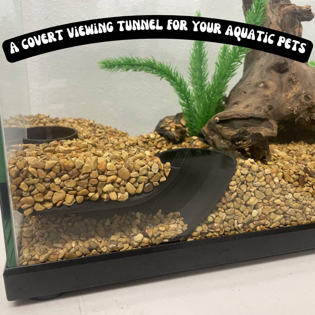 Chatelet – wholesale Pet cave – Cat/dog – Chatelet REEFSHAPE Aquarium Corner Tube Viewing Tunnel | Fish, Shrimp, Loaches Hideout for Aquariums | Unique Underground Tube Viewing Tunnel | Made in USA3