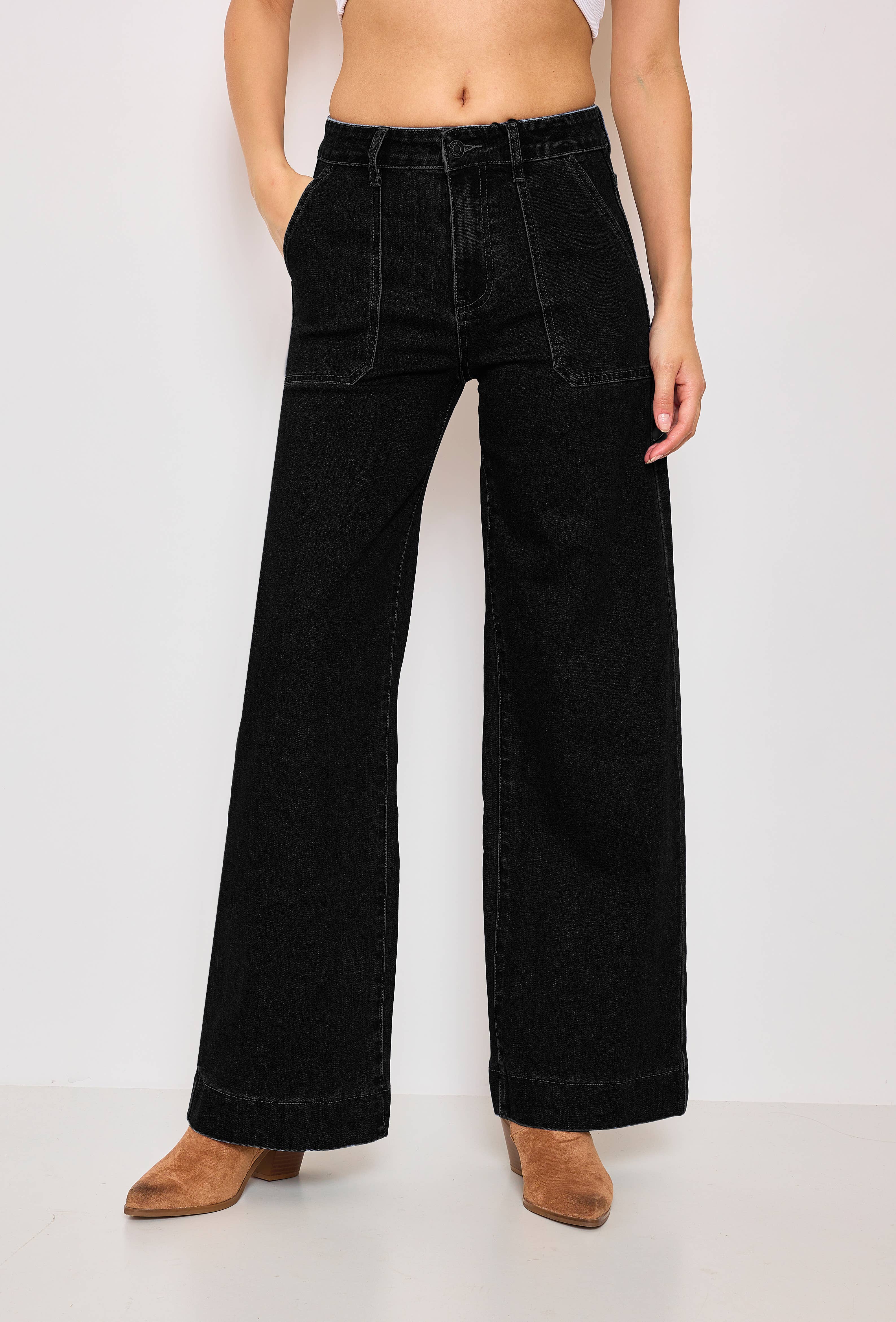 SUNNY STUDIO - Wholesale Jeans - Women's - Jean wide with pockets4