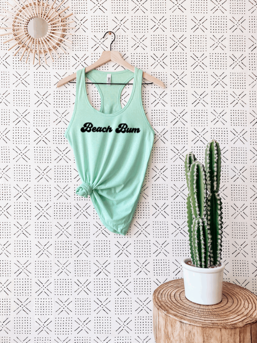 Sweet Living Goods - Wholesale Tank Top - Women's - Beach Bum Summer Tank Top1