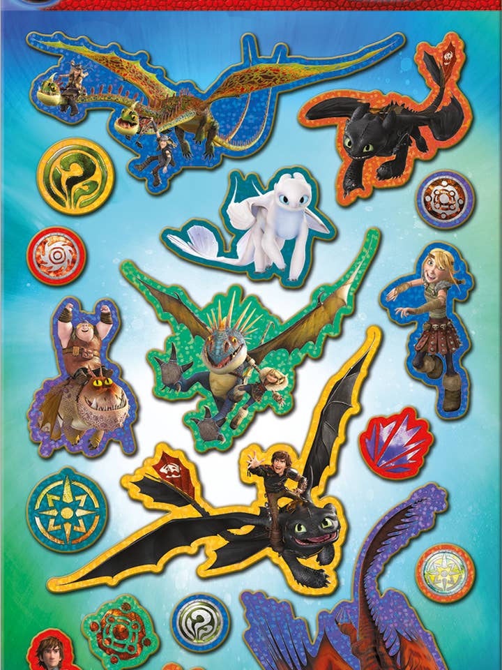 Draken Verijdeld Stickerset voor wholesale door Paper Projects Ltd