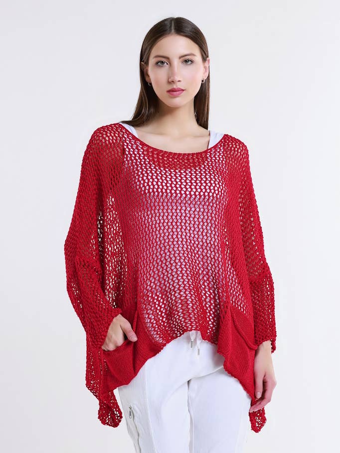 TINA Stephens Italy/Tees By Tina - Vente Haut en maille – femme - Surmatelas en tricot ouvert Lennox (BLS133)21