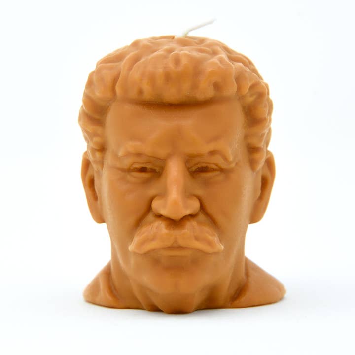 Joseph Stalin Head Candle for wholesale by Hot Head Candles