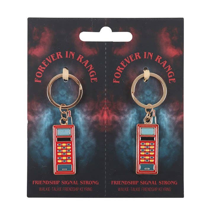 Something Different Wholesale - Wholesale Keychain - Unisex - Set of 2 Friendship Walkie Talkie Keyrings1