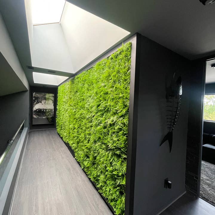 Designer Plants - Wholesale Artificial plant - Lush Fern Artificial Green Wall 40" x 40" 11SQ FT Commercial Grade UV Resistant5