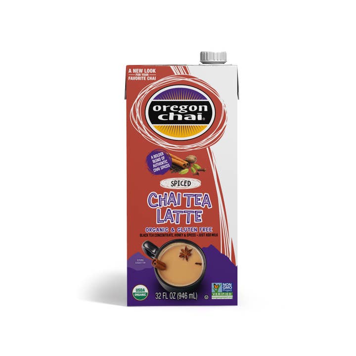 Oregon Chai Spiced Chai Tea Concentrate, 32 fl oz for wholesale by Oregon Chai