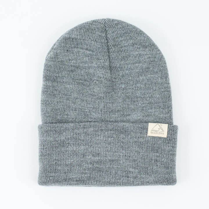 Stone Light Heather Grey Youth/Adult Beanie Fits Ages 5+ for wholesale by Seaslope