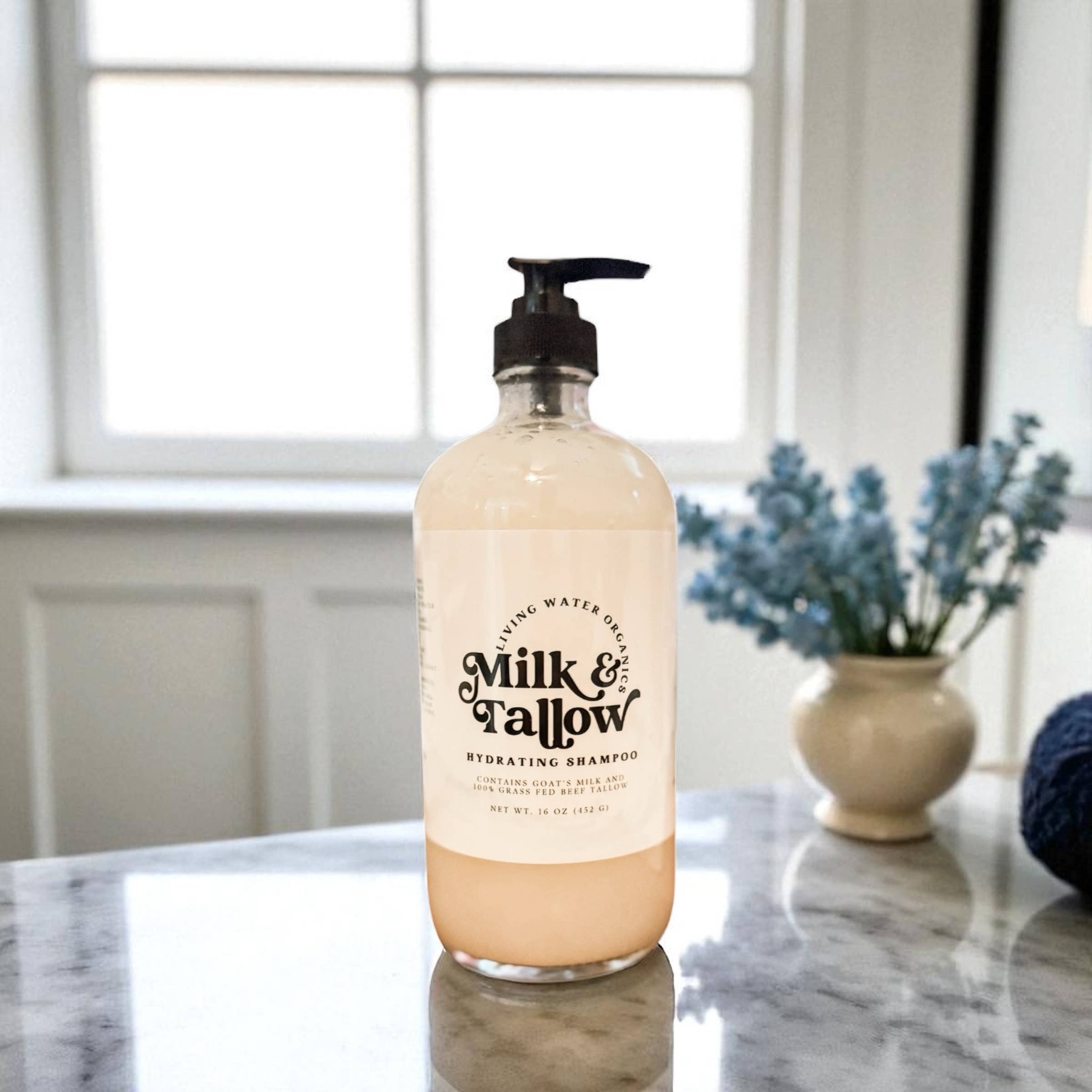 Living Water Organics - Wholesale Hair Shampoo - Goat Milk and Tallow Hydrating Shampoo4