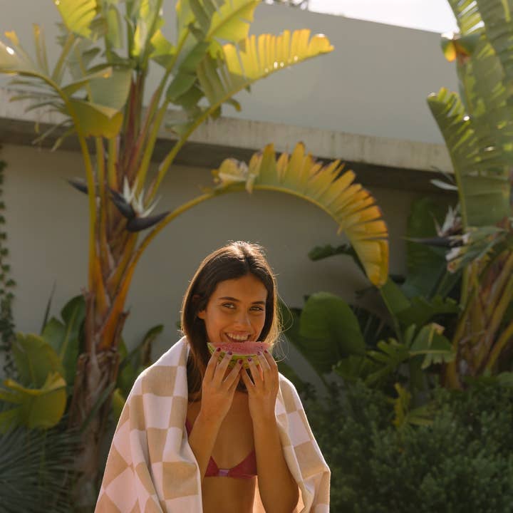 Torres Novas - Wholesale Beach Towel - Chequered Gibalta Beach Towel15