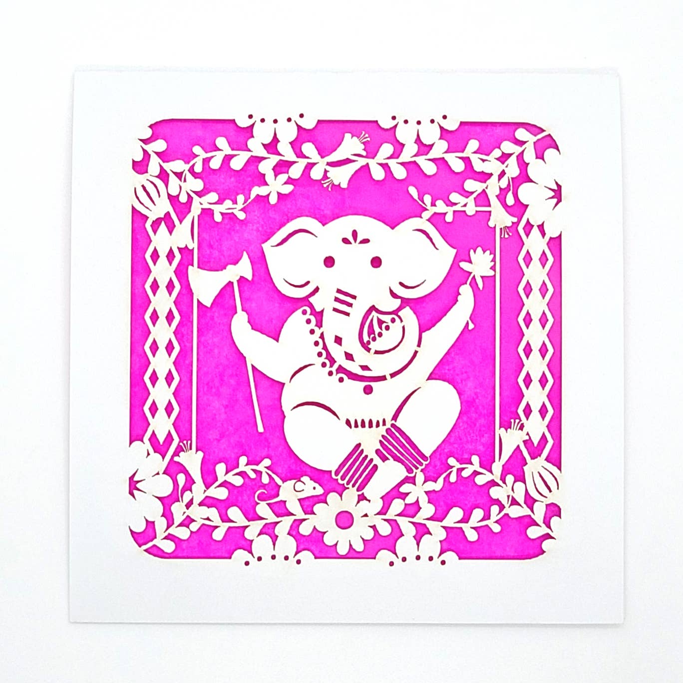 two hermanas - Wholesale Everyday Greeting Card - Ganesh - mover of obstacles laser cut cards6