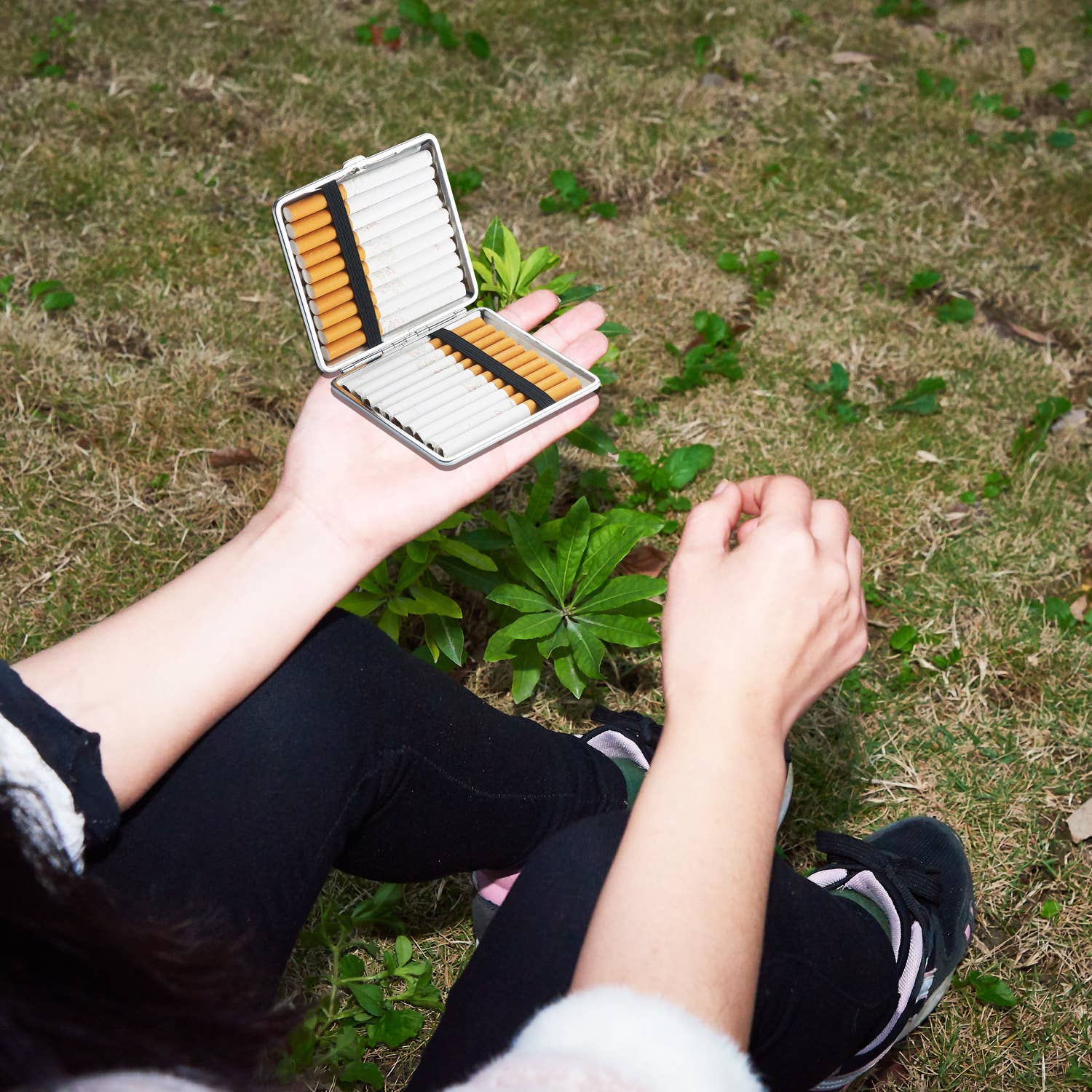 Champ by Polyflame - Vente Boîtes à cigares/accessoires pour cigares - Etui à cigarette GOOD VIBE et HAPPY x126