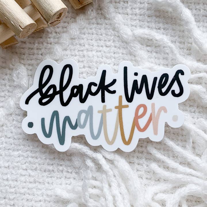 Black Lives Matter Sticker for wholesale by chrpaperie