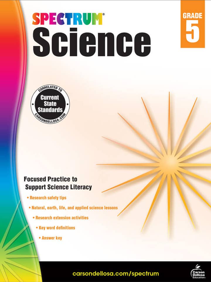 Spectrum Science, 5e année pour la vente par Carson Dellosa Education