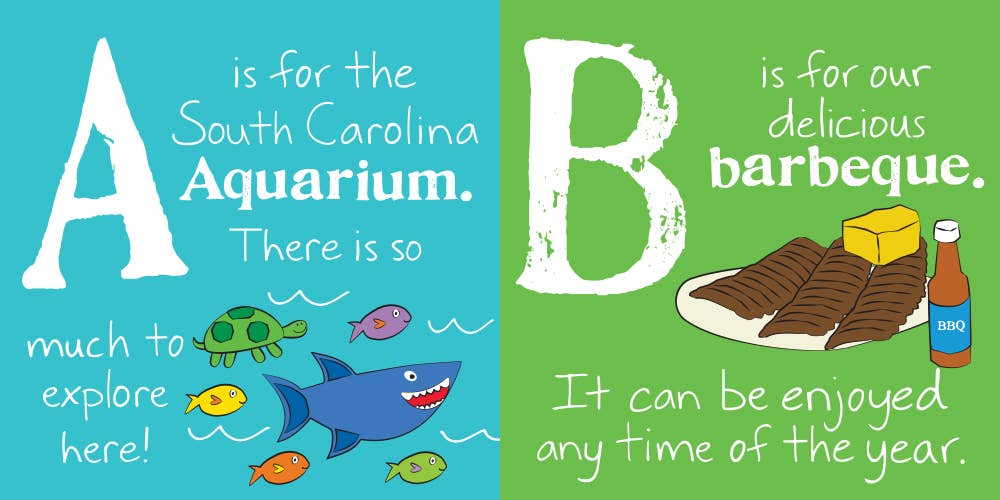 Sourcebooks - Wholesale Baby & Toddler Book (0-2) - ABCs of South Carolina1