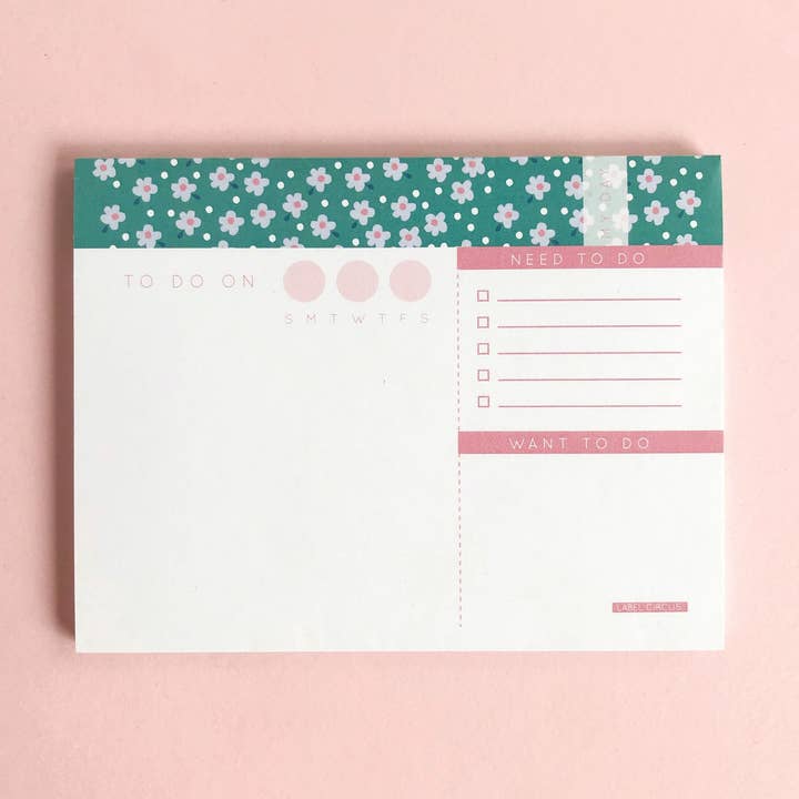 Flower Daily Planner - 4 Units for wholesale by Label Circus
