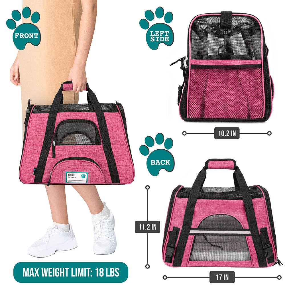 PetAmi - Wholesale Pet Carrier - Cat/Dog - Heather Tote Bag Pet Carrier66