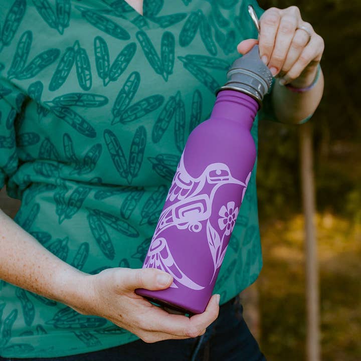 Made By Humans Designs – wholesale Water bottle – Water Bottle w/ Contemporary Indigenous Design (25 oz)8