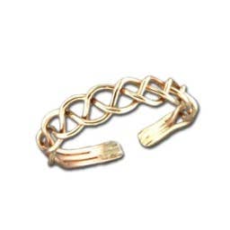 Hand Braided Adjustable Toe Ring for wholesale by Mark Steel Jewelry