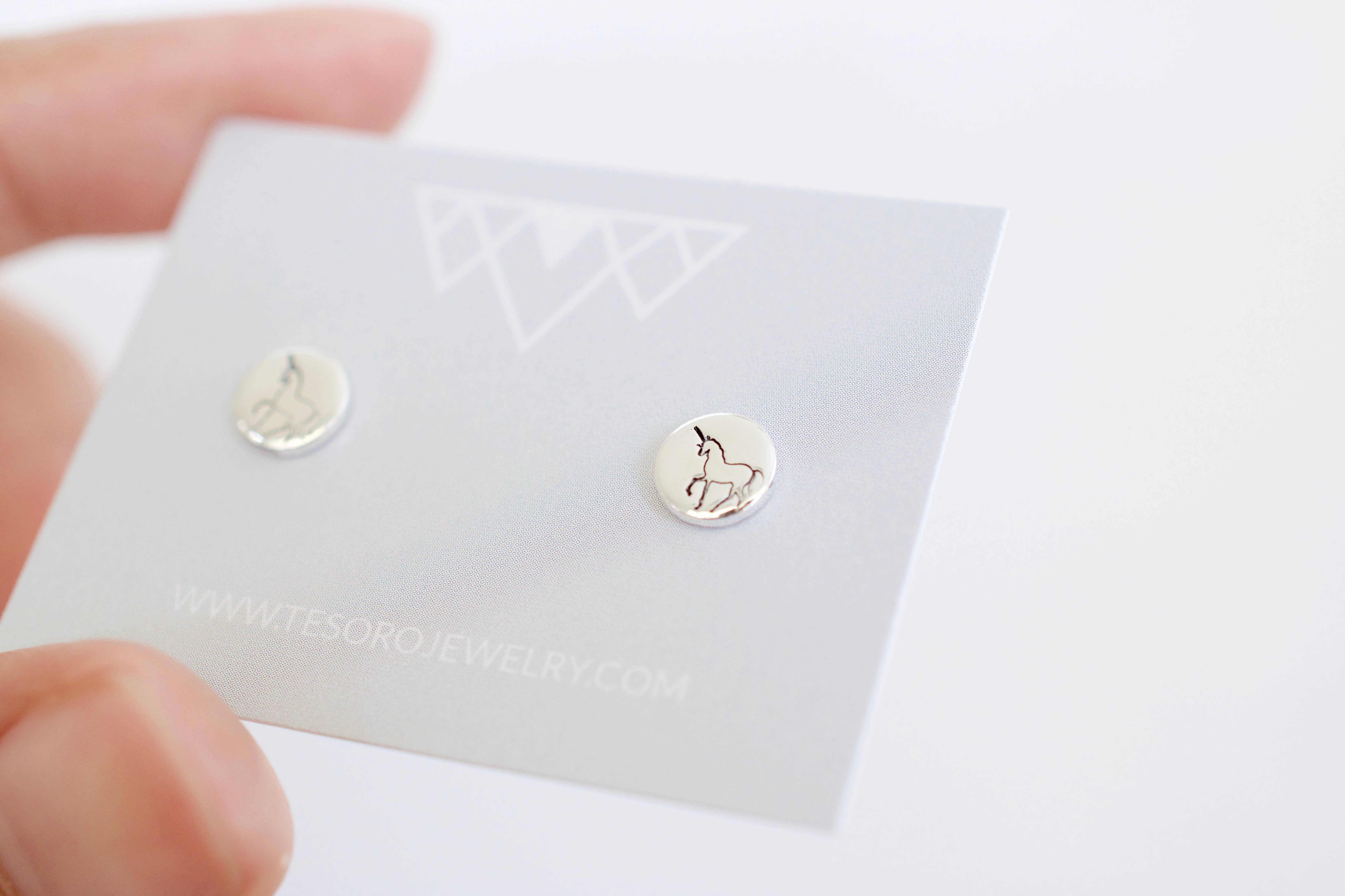 Tesoro Jewelry - Wholesale Stud/Post Earrings - Unicorn Earrings1